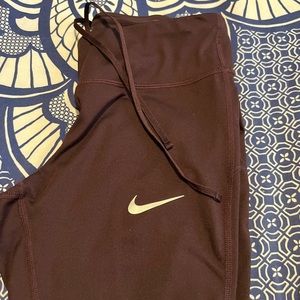 Dark Purple Nike Dri-Fit Leggings
